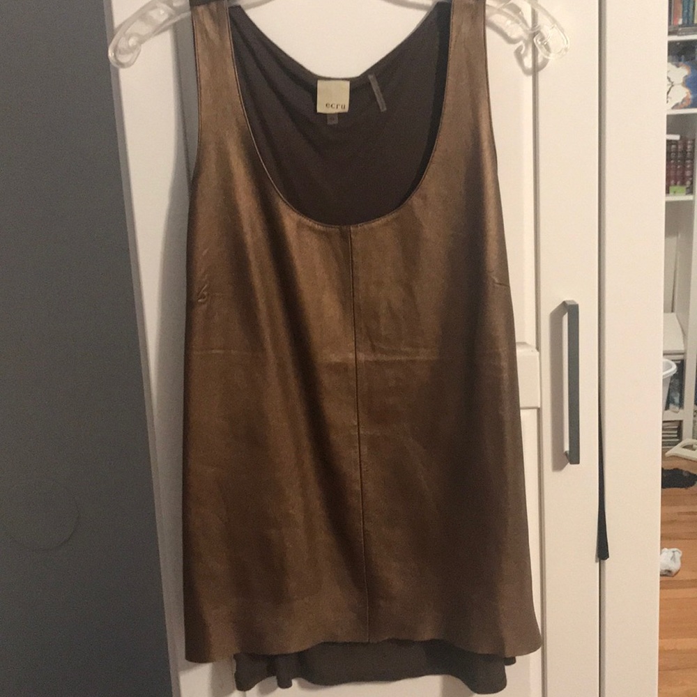 Genuine leather top